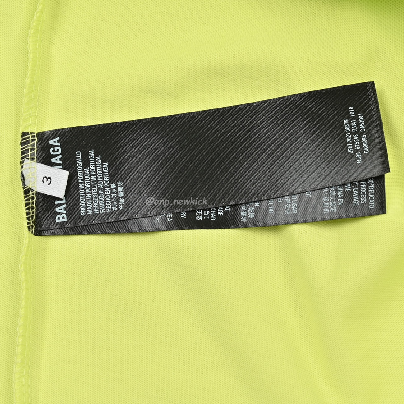 Balenciaga 23ss Tape Printed Overlapping T Shirt (6) - newkick.org